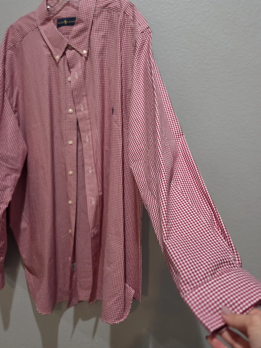 Polo by Ralph Lauren Red Gingham Button-Down Shirt Suze 3XB